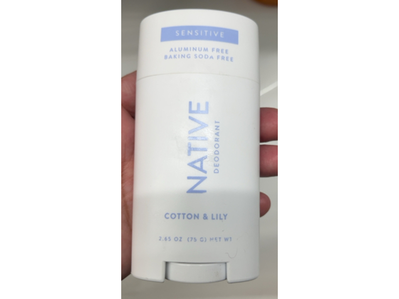 Native Deodorant, Cotton & Lily, 2.65 oz/75g