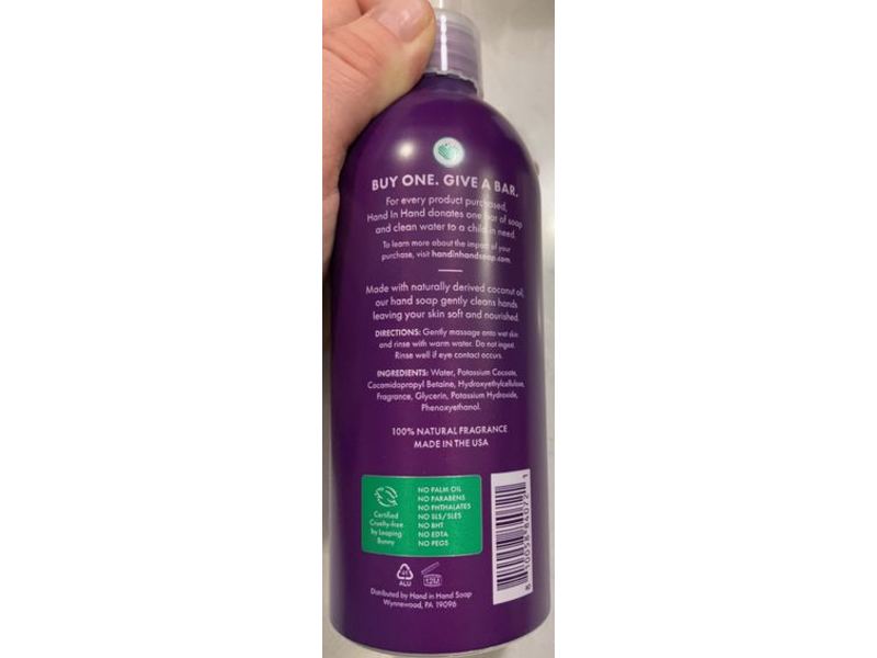 Hand In Hand Hand Soap Spiced Plum, Pink Peppercorn & Ginger, 10 fl oz/296 mL