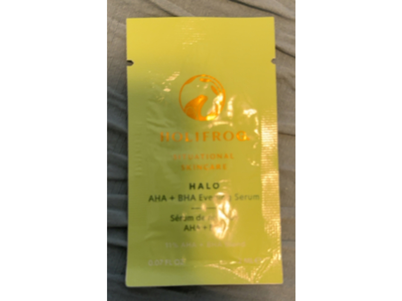 Holifrog Halo AHA + BHA Evening Serum, 0.07 fl oz/2 mL