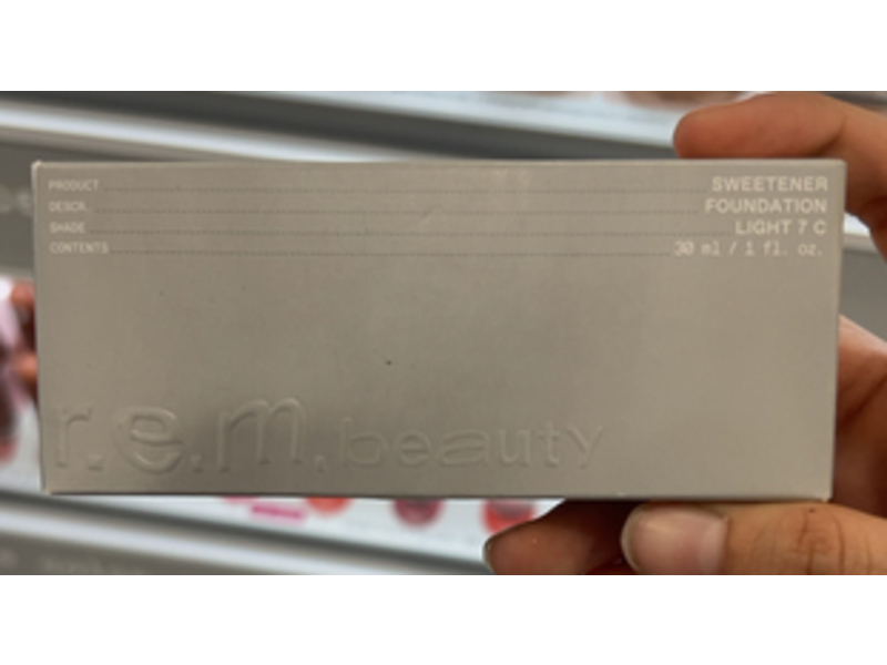 R.E.M. Beauty Sweetener Foundation, Light 7C, 1 fl oz/30 mL