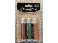 Chapstick Toasty Treats Lip Balm, Gingerbread Cookie, Warm Cinnamon Roll, Spiced Apple Crumble, 0.15 oz/4 g - Image 3