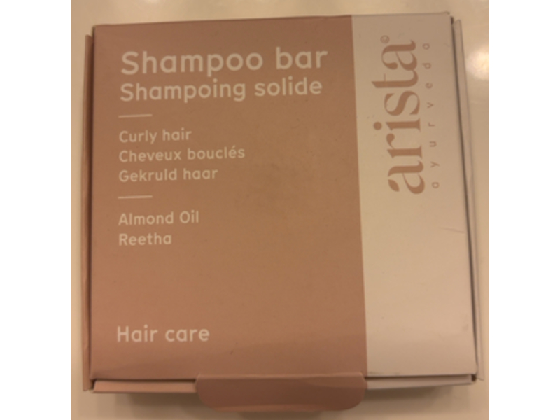 Arista Ayurveda Shampoo Bar, Curly Hair, 2.6 oz/80 g