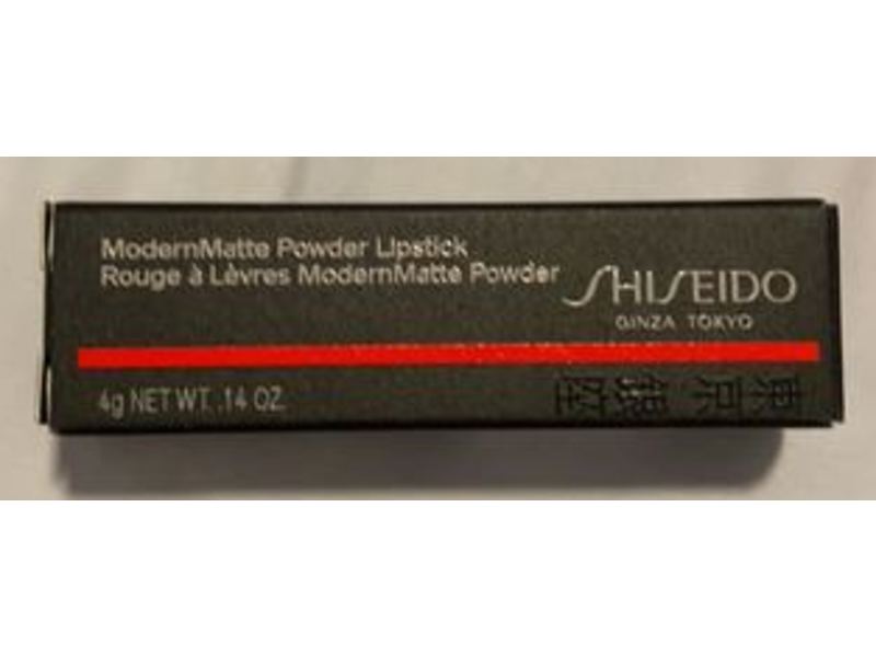 Shiseido ModernMatte Powder Lipstick, 516 Exotic Red, 0.14 oz/4 g