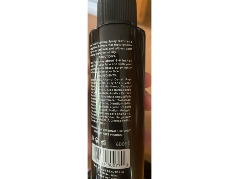 Ace Beauty Seal It Makeup Setting Spray, 3.3 fl oz/100 mL