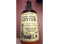 Feddricksburg Farms Texas Hanmade Goat Milk Lotion, River Oaks Rosemary Mint, 8 oz/226 g - Image 2