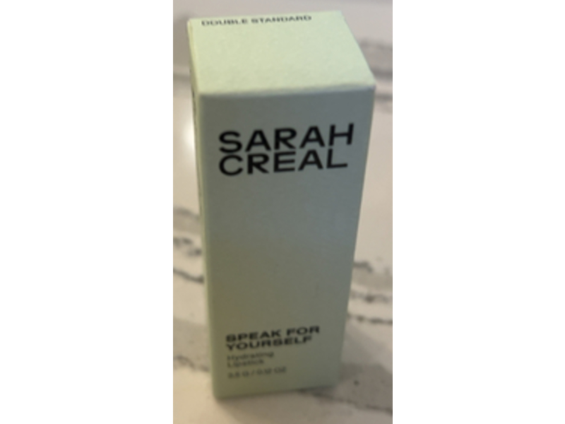 Sarah Creal Speak For Yourself Hydrating Lipstick, Double Standard, 0.12 oz/3.5 g