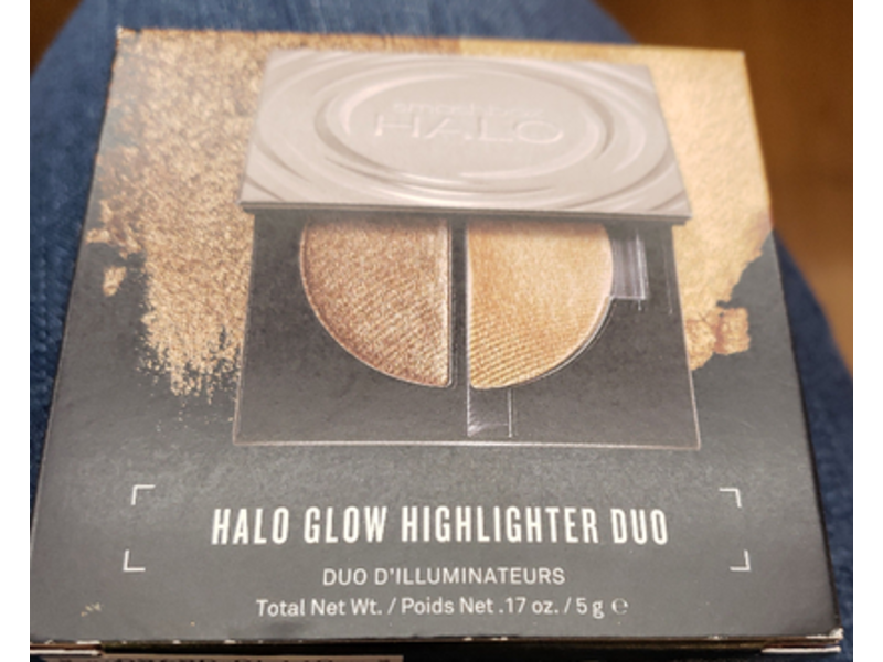 Smashbox Halo Glow Highlighter Duo, Golden Bronze, 0.17 oz/5 g