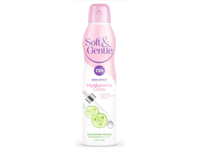 Soft & Gentle Hyaluronic Care Antiperspirant Deodorant, Cucumber Splash, 250 mL