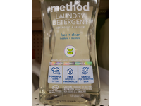 Method Laundry Detergent, Free + Clear, 66 Loads, 53.5 fl oz/1.58 L - thumbnail 2