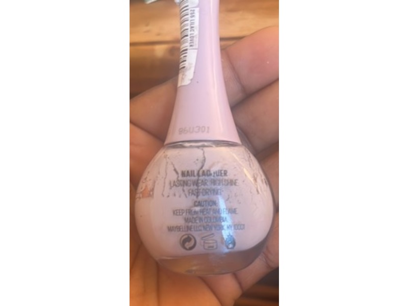 Maybelline Fast Gel Nail Lacquer, Vivid Violet, 0.47 fl oz/14 mL