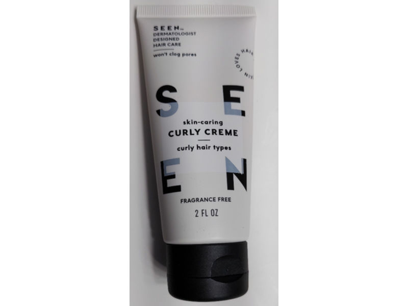 SEEN Curly Creme, Fragrance Free, 2 fl oz