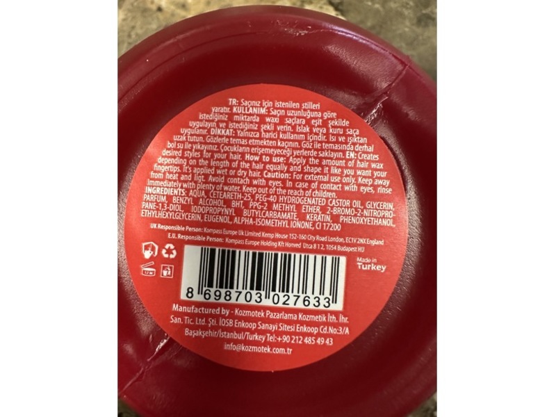 Agiva Styling Wax, 05 Gumwax Red, 90 mL