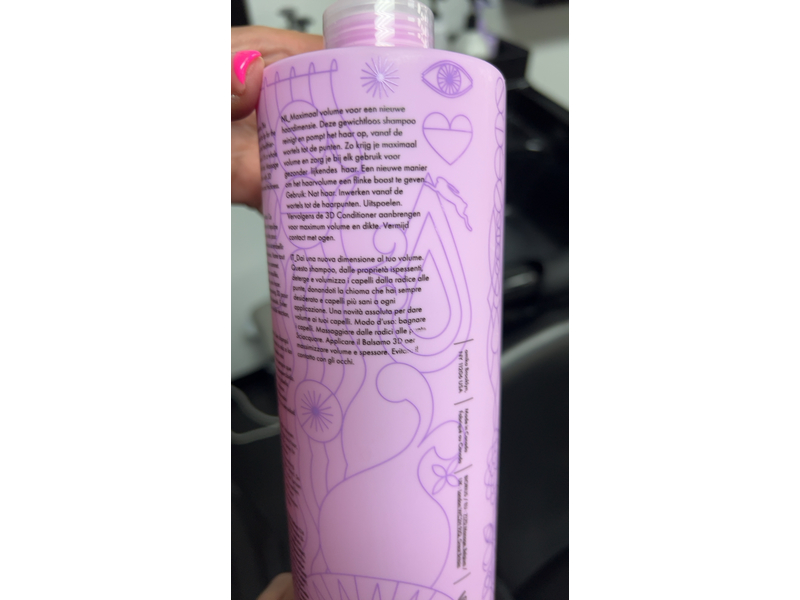 Amika Volume & Thickening Shampoo, 3D,33.8 fl oz/1 L