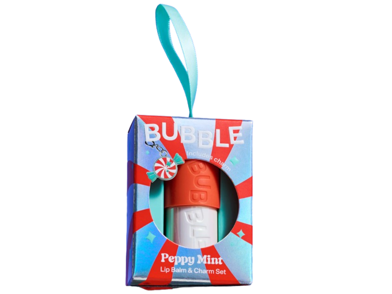 Bubble Lip Balm & Charm Set, Peppy Mint