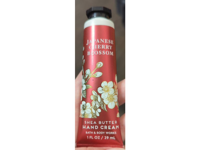 Bath & Body Works Shea Butter Hand Cream, Japanese Cherry Blossom, 1 fl oz/29mL