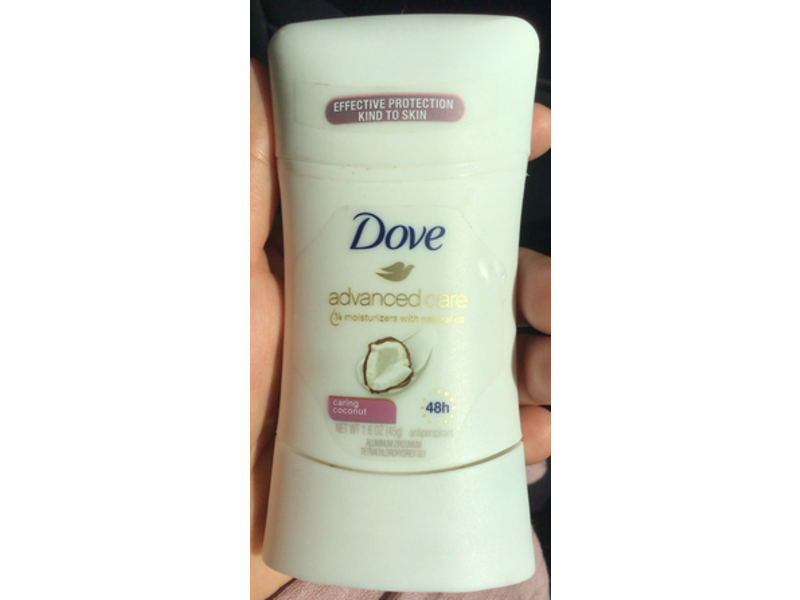 Dove Advanced Care Antiperspirant, Caring Coconut, 1.6 oz/45 g
