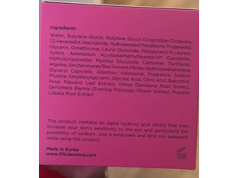 Olivia Umma Milky Resurfacing + Brightening Toner Pads, Bakuchiol & Rice, 4.39 fl oz/130 mL, 60 Pads