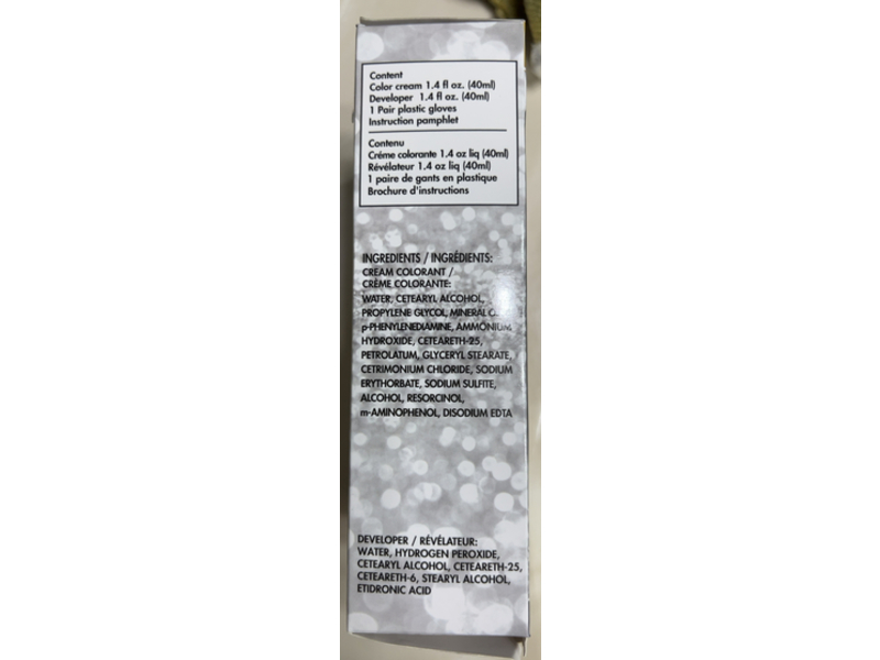 Coloreasy Permanent Cream Hair Color, 1 Black Noir, 1 Application