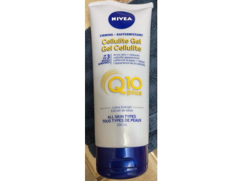 Nivea Body Q10 Cellulite Gel, Lotus Extract, 200 mL