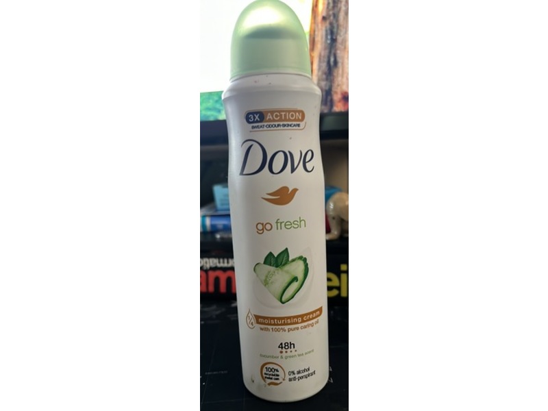 Dove Body Spray, Go Fresh, 150 mL
