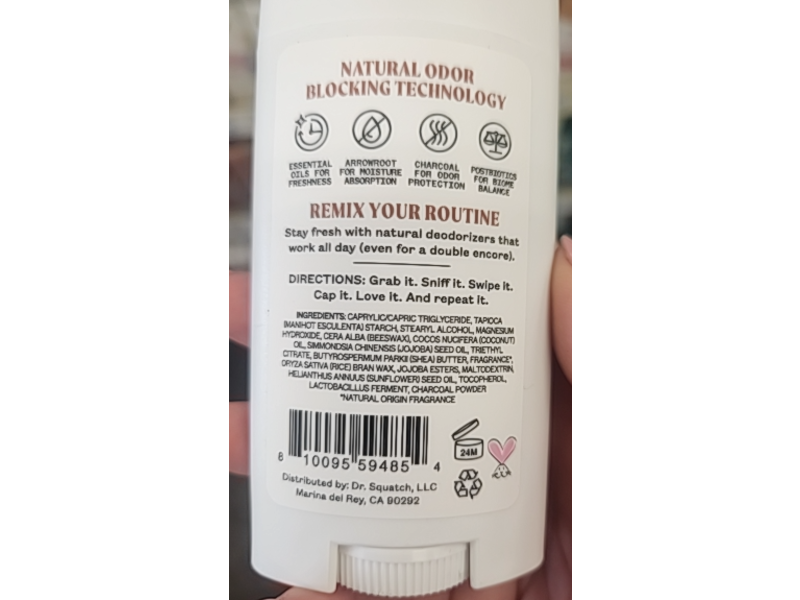 Juke Box Natural Deodorant, Coconut Dreamin, 2.65 oz/75 g