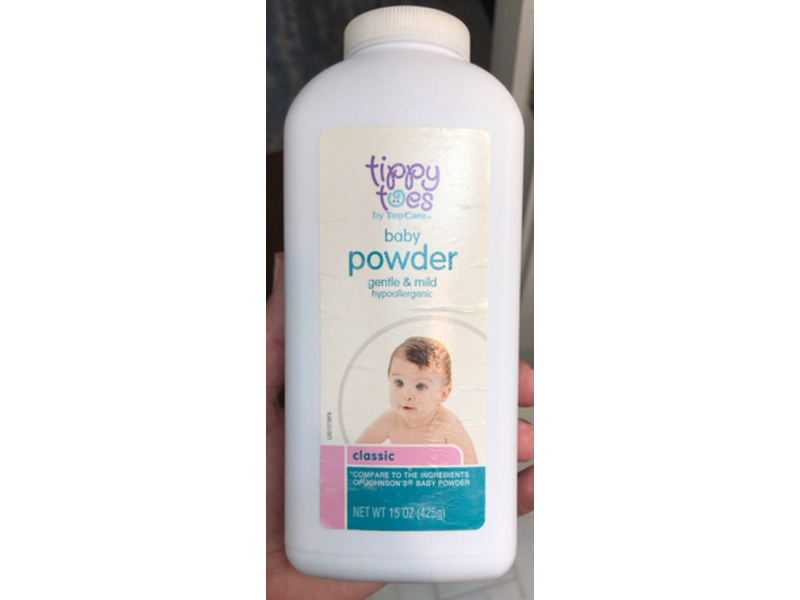 Tippy Toes Gentle & Mild Baby Powder, Classic, 15 oz/425 g