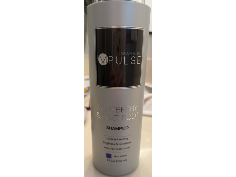 Impulse Salon & Spa Blueberry & Beetroot Shampoo, Very Violet, 13.3 oz/393 mL