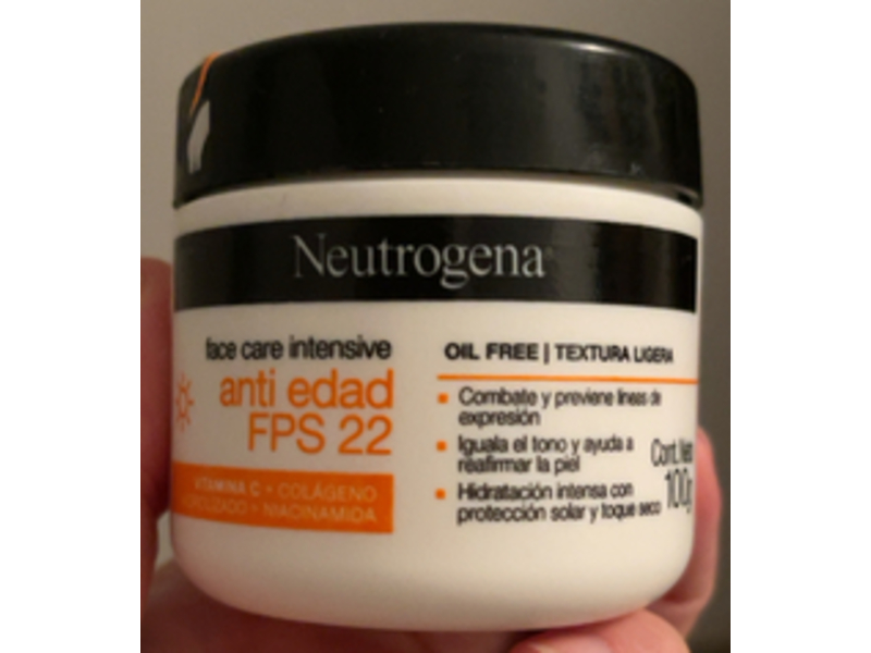 Neutrogena Face Care Intensive Anti-Aging, SPF 22, 100 g