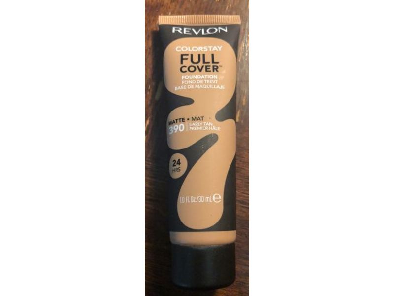 Revlon ColorStay Full Cover Foundation, 390 Early Tan, 1 fl oz/30 mL