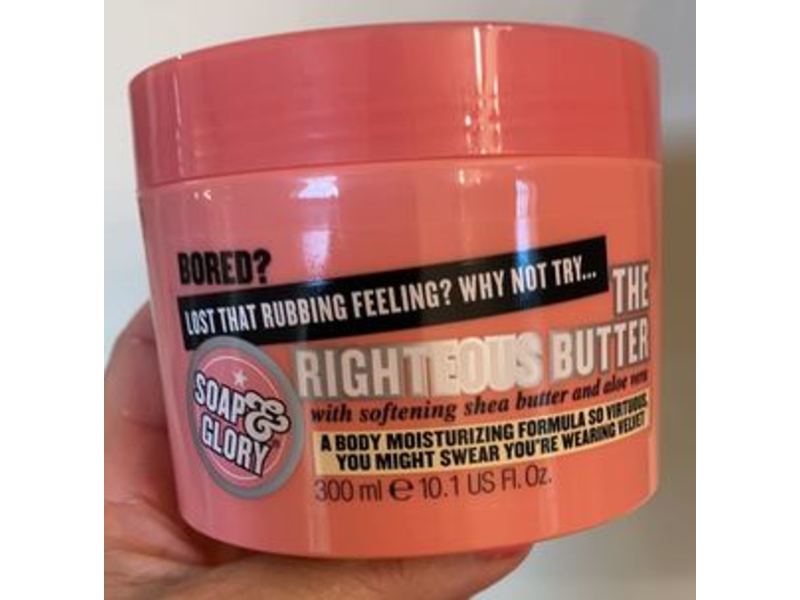Soap & Glory The Righteous Butter Body Lotion, 10.1 fl oz/300 ml