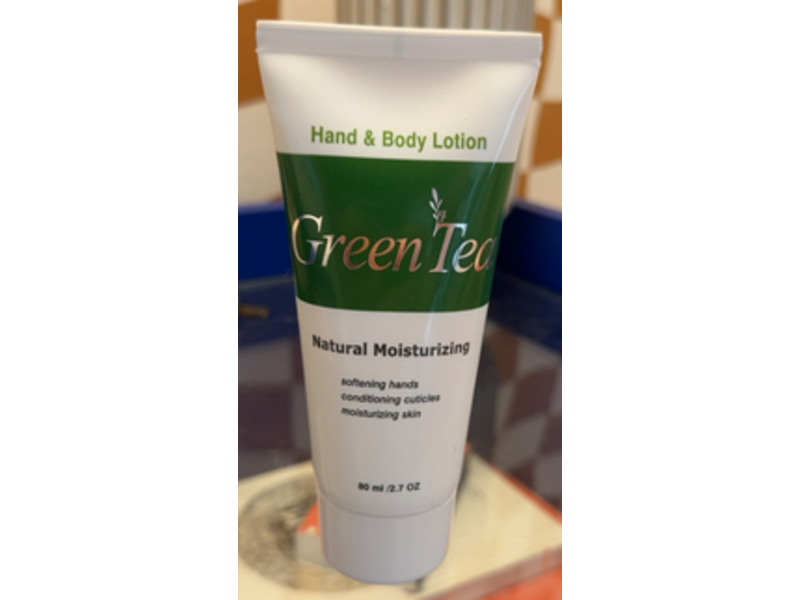 Green Tea Natural Moisturizing Hand & Body Lotion, 2.7 oz/80 mL