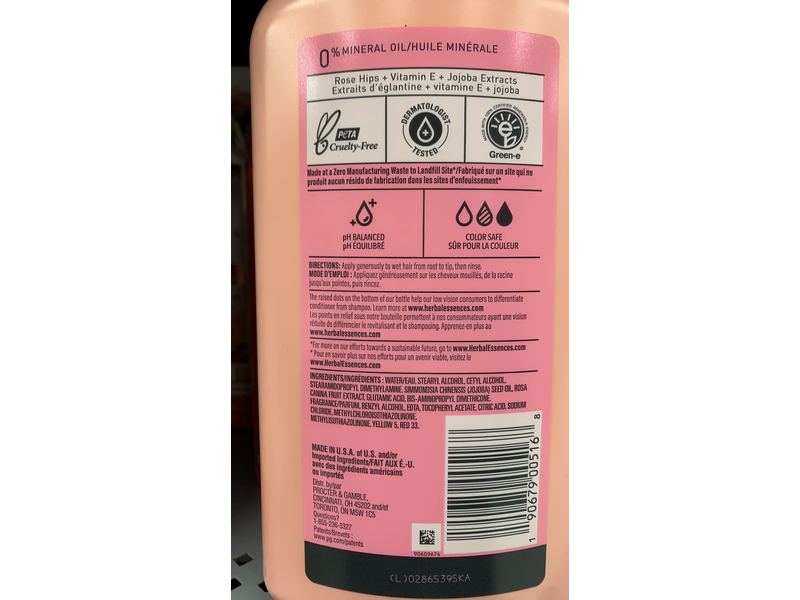 Herbal Essences Smooth Rose Hips Conditioner, 29.2 fl oz/856 mL