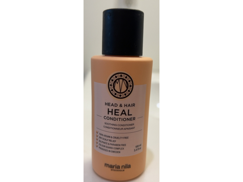 Maria Nila Head & Hair Heal Smoothing Conditioner, 3.4 fl oz/100 mL