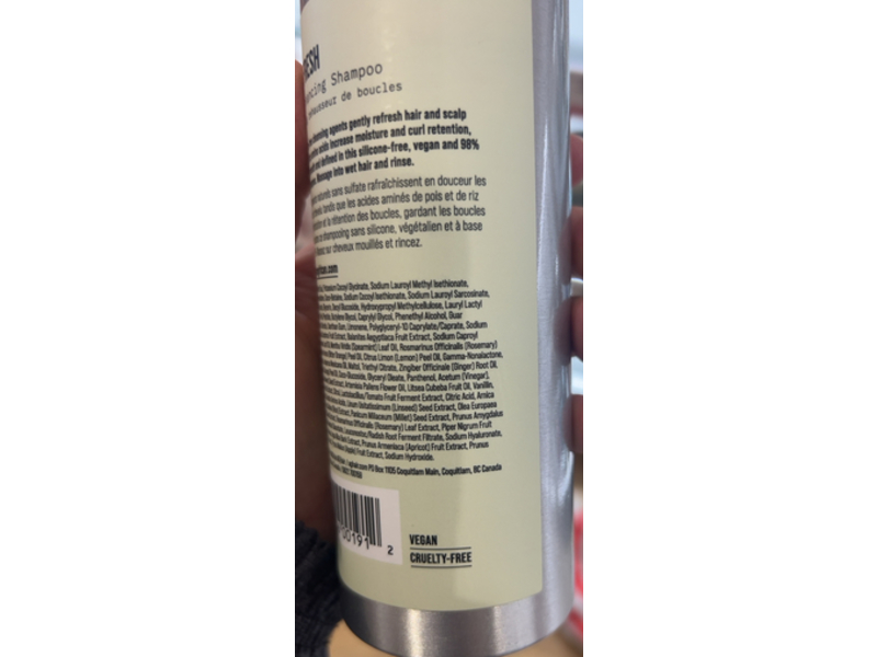 AG Care Curl Fresh Enhancing Shampoo, Pea & Rice Complex, 12 fl oz/355 mL