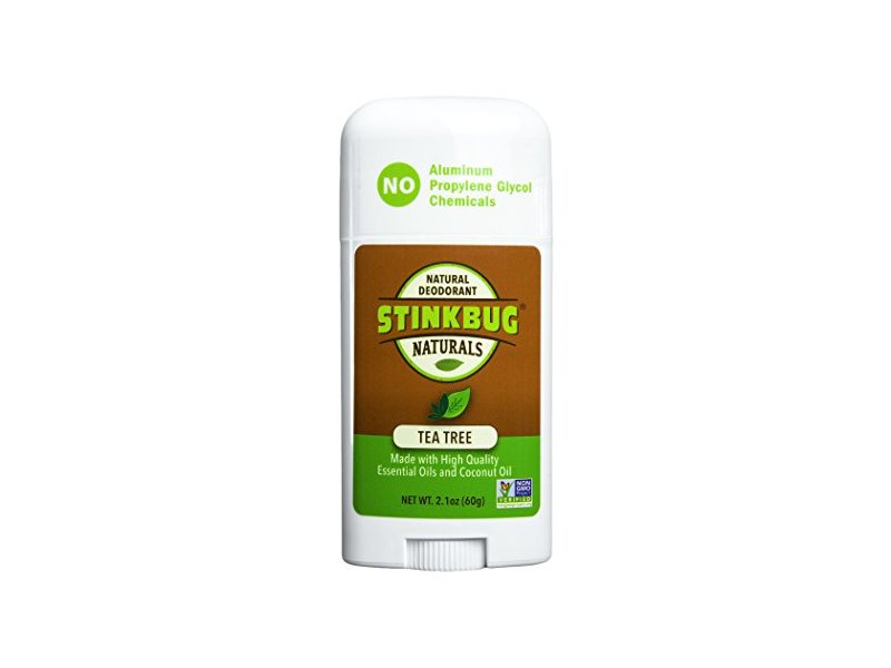 Stinkbug Naturals Organic Aluminum Free Deodorant Stick - Fig Green Tea Coconut Oil Paraben Free Sensitive Skin - 2.1 Oz Pack Of 2