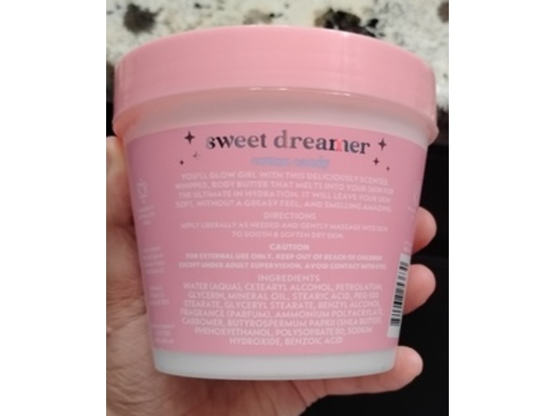 Justice Sweet Dreamer Body Butter, Cotton Candy, 14 oz/400 g