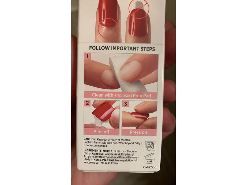 Kiss Impress Press-On-Manicure Kit, Short, 30 Count