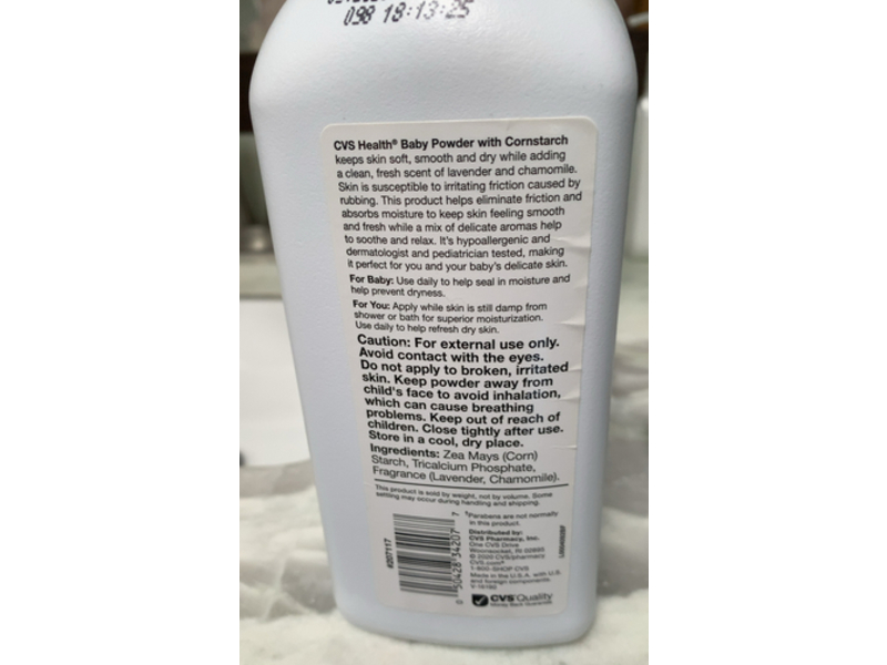 Cvs Health Baby Powder, Lavender & Chamomile, 15 oz/425 g