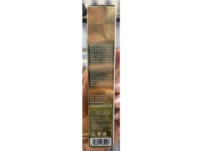 Ion Brilliant 12 Permanent Gloss Hair Color, 5G Light Golden Brown, 2.05 oz/58.2 g