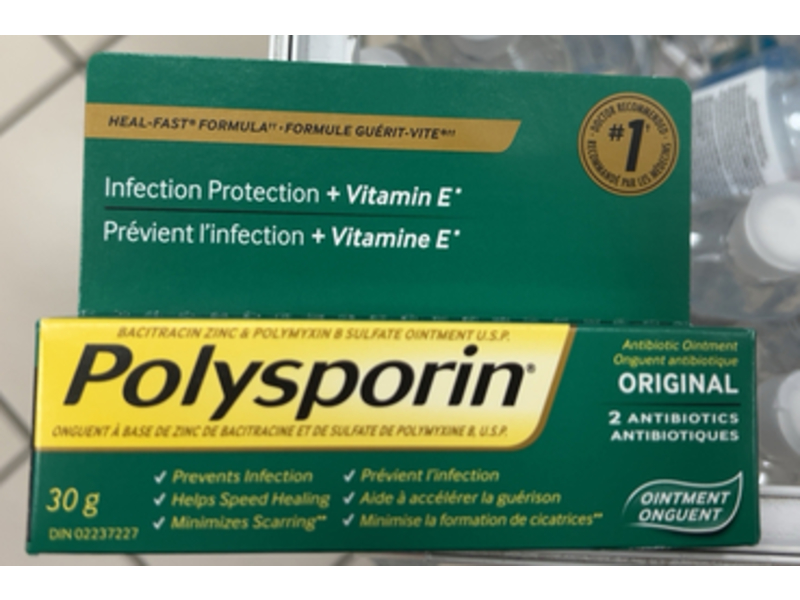Polysporin Original Antibiotic Ointment, Heal-Fast Formula, 30 g