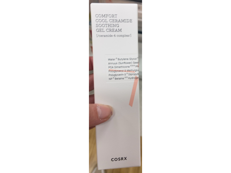 Cosrx Comfort Cool Ceramide Soothing Gel Cream, 2.87 fl oz/85 mL