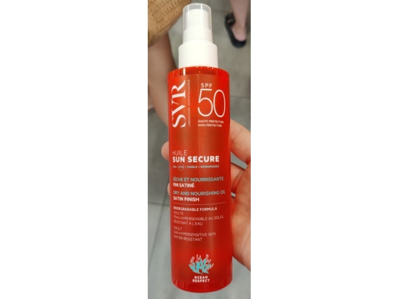 Svr Sun Secure Dry And Nourishing Oil, SPF 50 Ocean Respect, 200 mL