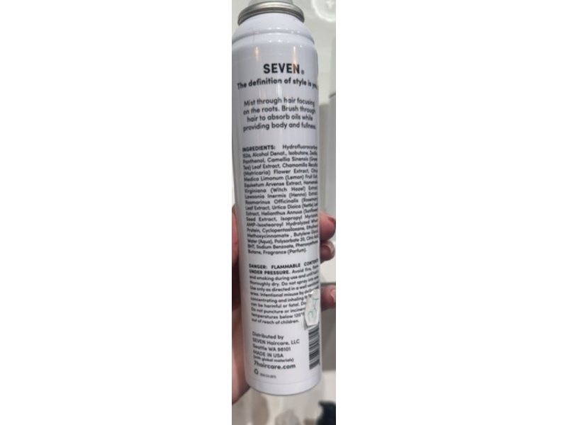 Seven Cubica Dry Shampoo Spray, 4.7 oz