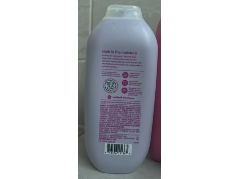 Method Hydrating Body Wash, Serene Escape, 18 fl oz/532 mL