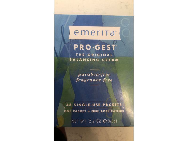 Pro-Gest Body Cream Single Use Packets - 48 Single Use Packet