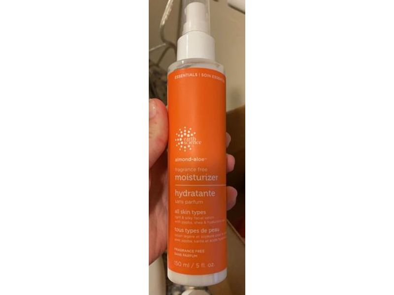 Earth Science Moisturizer, Almond - Aloe, 5 fl oz/150 ml, Pack Of 3