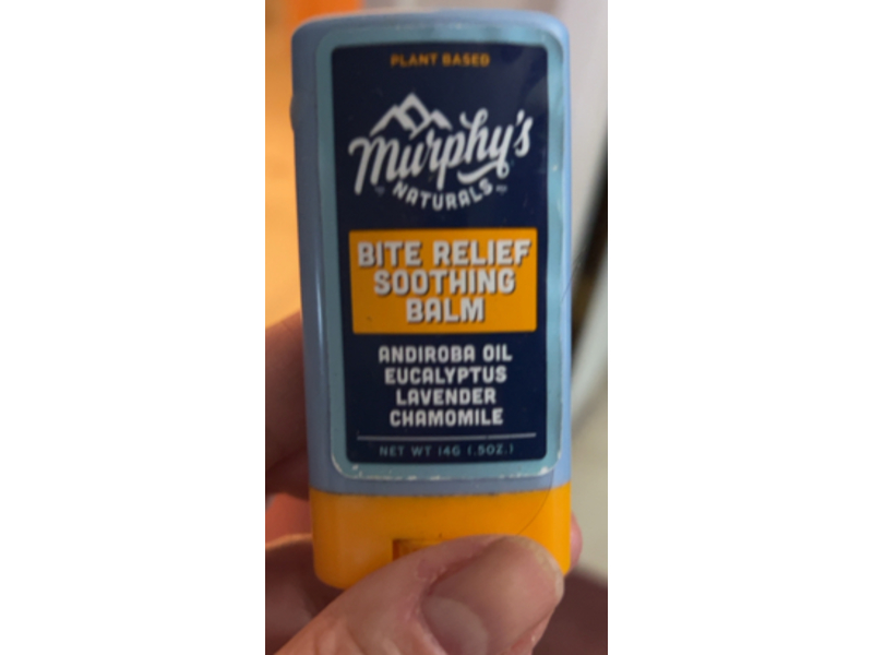 Murphy's Natural Bite Relief Smoothing Balm, Andiroba Oil, Eucalyptus, 0.5 oz/4 g, Pack Of 3