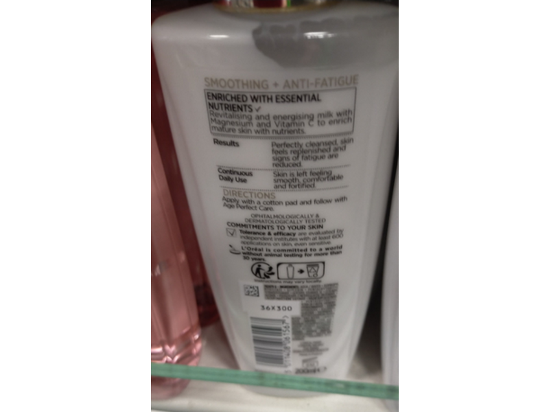 L'Oreal Paris Age Perfect Cleansing Milk, 200 mL