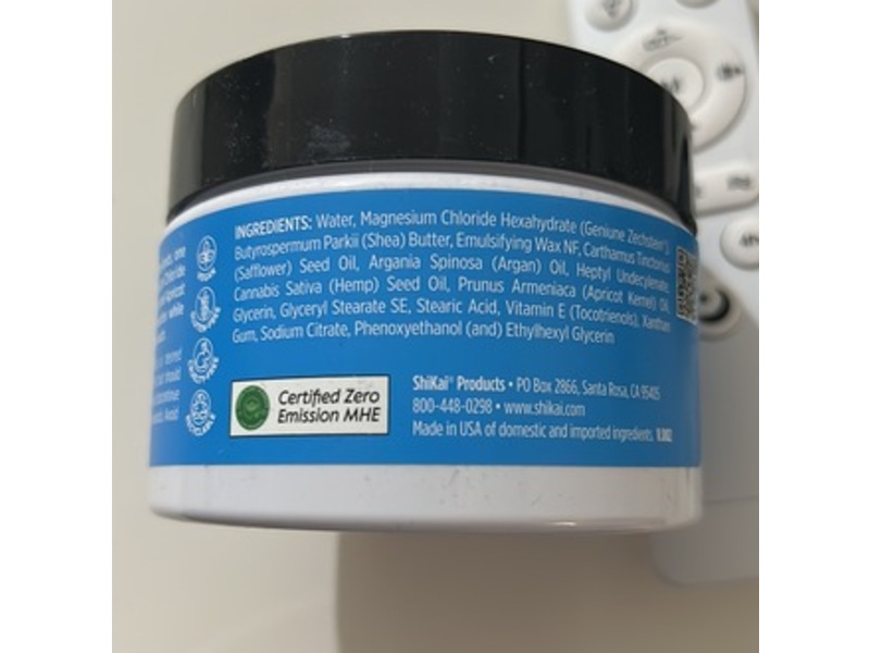 Shikai Magnesium Body Cream, 4.5 fl oz/135 mL