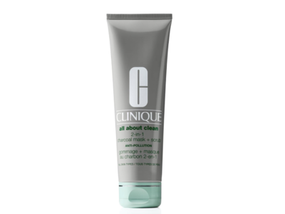 Clinique 2 In 1 Charcoal Mask + Scrub, 3.4 fl oz/100 mL
